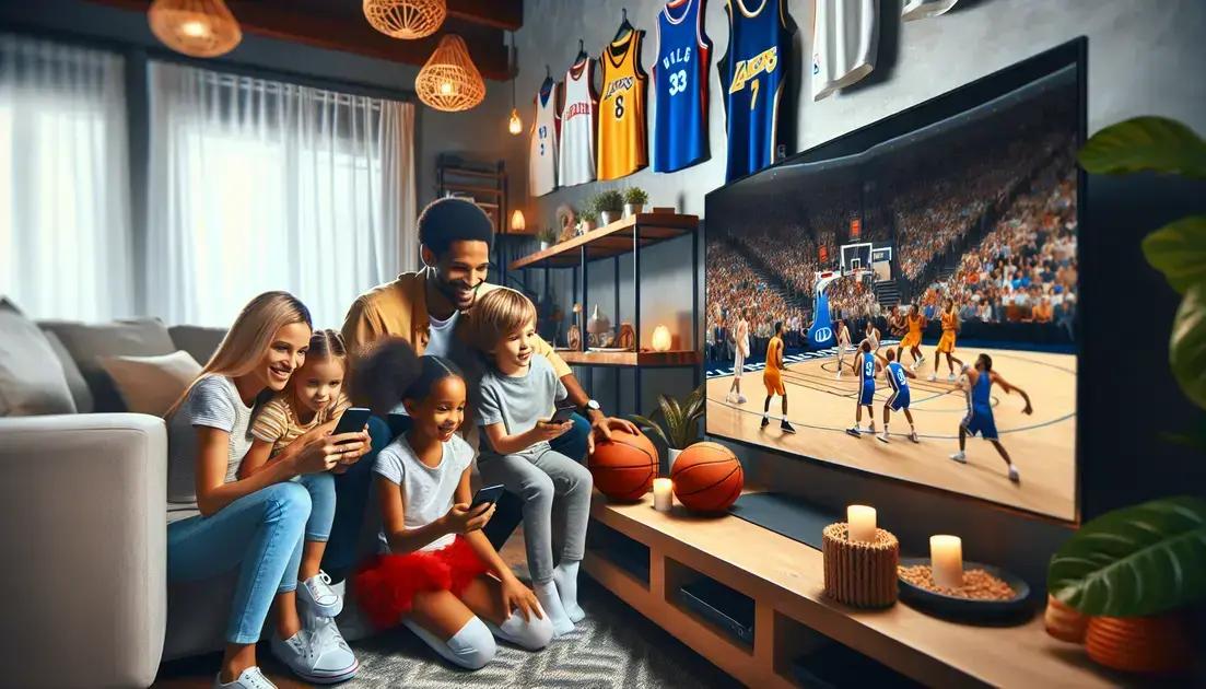 Assista NBA onde estiver com nosso app e não perca nenhum lance