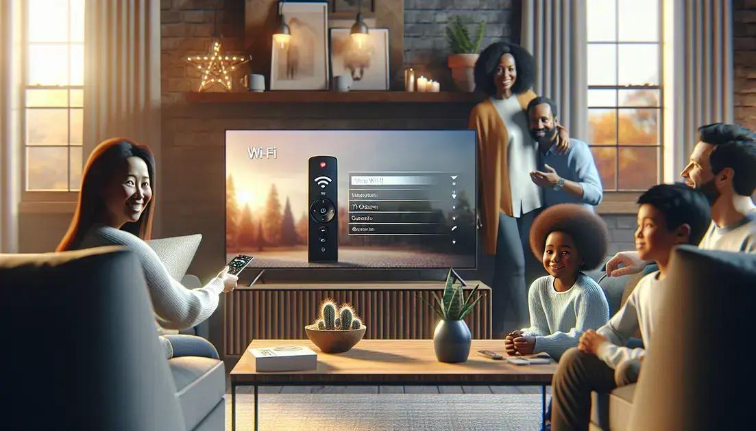 Ative o Wi-Fi, caso ainda não esteja ativado. Ative o Wi-Fi, caso ainda não esteja ativado.