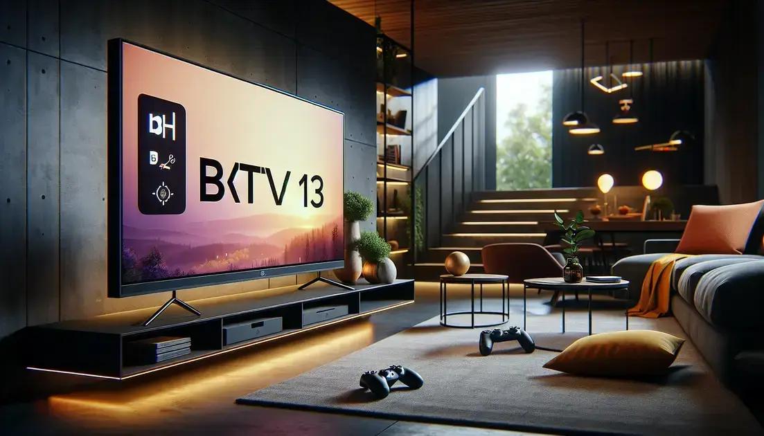 BTV B13: Descubra tudo sobre esse poderoso modelo de TV