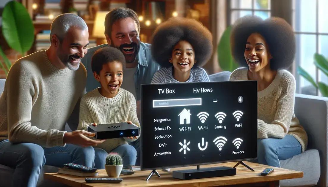 Se houver problemas, confira a senha, o funcionamento do roteador ou reinicie a TV Box e o roteador. Se houver problemas, confira a senha, o funcionamento do roteador ou reinicie a TV Box e o roteador.
