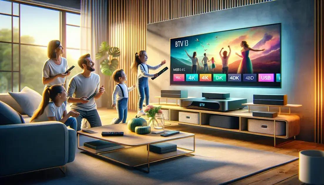 Sistema Operacional: Ambos utilizam Android, mas o BTV 13 geralmente traz uma versão mais atualizada.