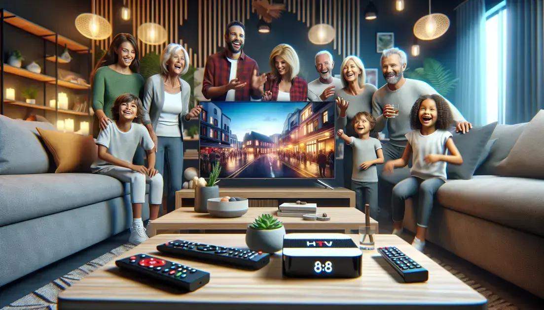 TV box HTV 8 com controle: Descubra tudo sobre essa inovação