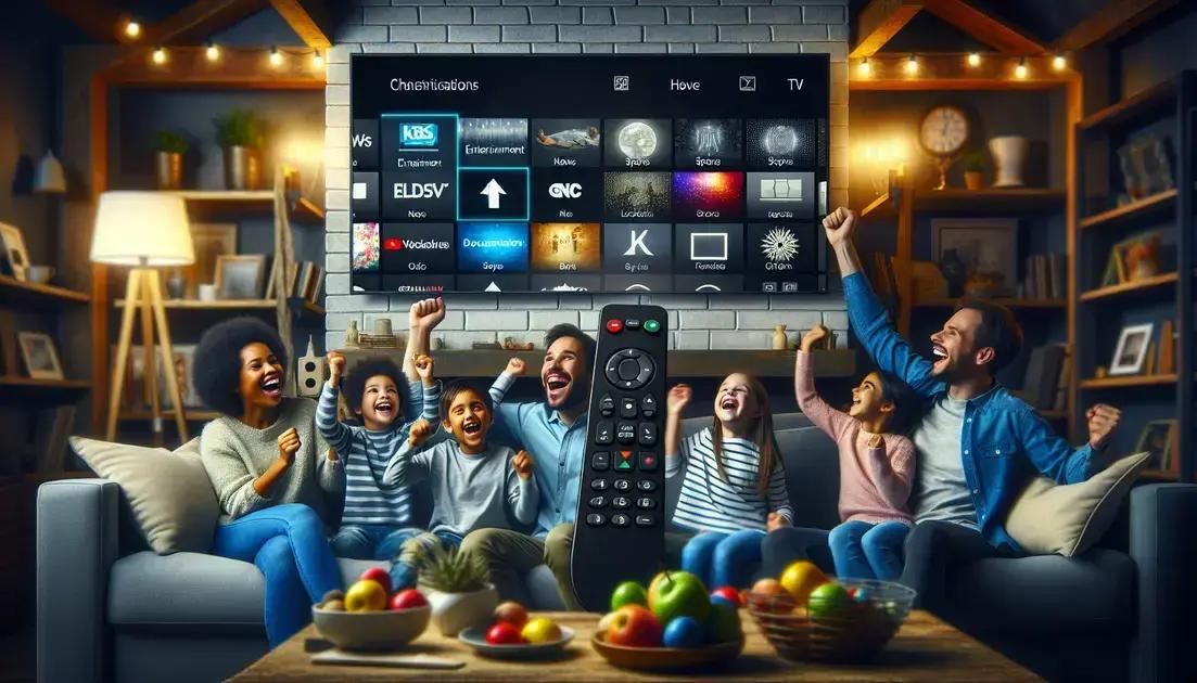 Visão Geral dos Canais Disponíveis na BTV 13